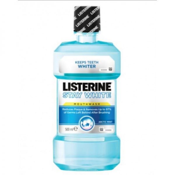 Listerine Stay White 500ml, Pk6